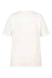 thumbnail: MS Mode rechtvallend T-shirt Plus Size met print - wit