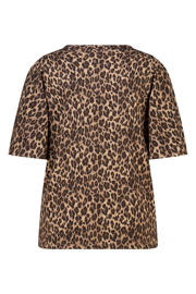 thumbnail: MS Mode blousetop Plus Size met panterprint - bruin