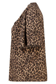 thumbnail: MS Mode blousetop Plus Size met panterprint - bruin