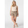 MS Mode gehaakte top Plus Size - beige
