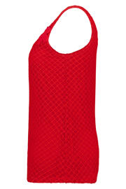 thumbnail: MS Mode gehaakte top Plus Size - rood
