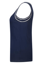 thumbnail: MS Mode aansluitend top Plus Size - donkerblauw