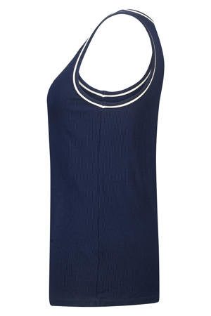 aansluitend top Plus Size - donkerblauw