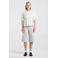 America Today wide leg regular waist denim short - grijs