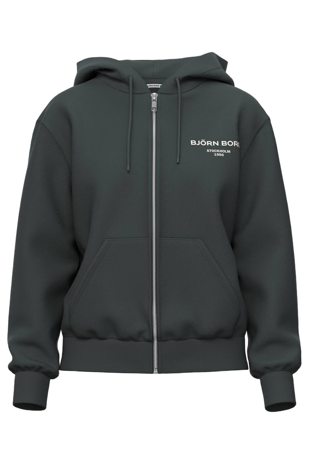 Björn Borg sweatvest - grijsgroen