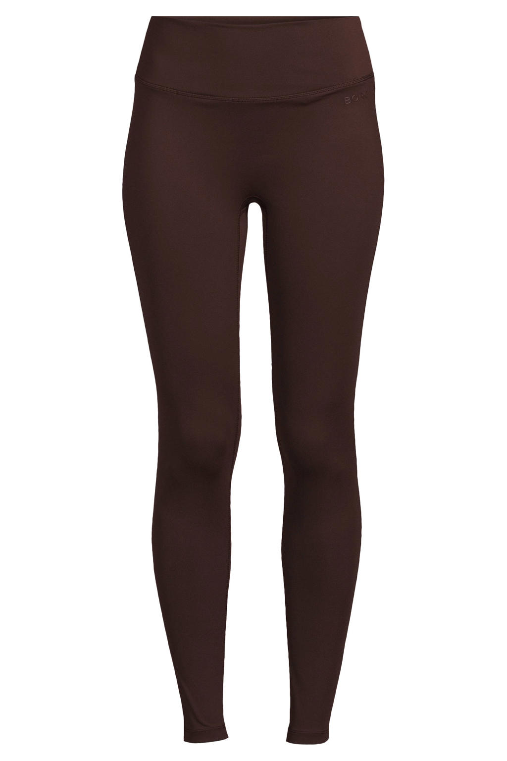 Bruine dames Björn Borg sportlegging van polyester met slim fit, regular waist, elastische tailleband en effen