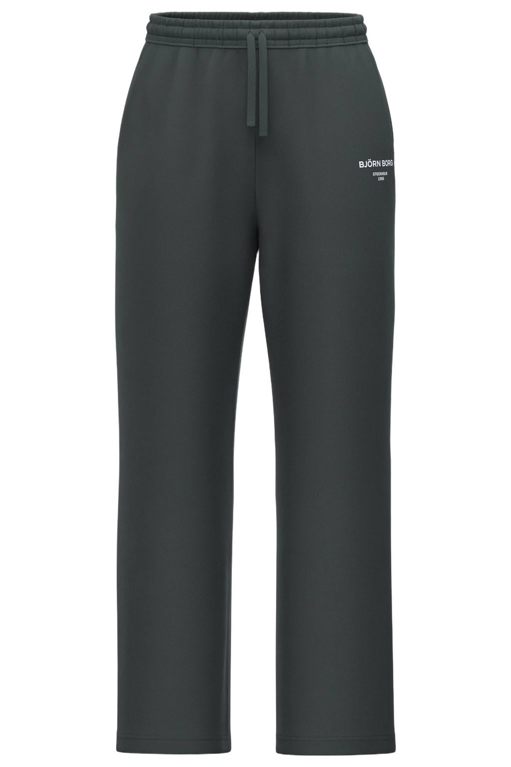 Björn Borg loose fit regular waist joggingbroek - grijsgroen