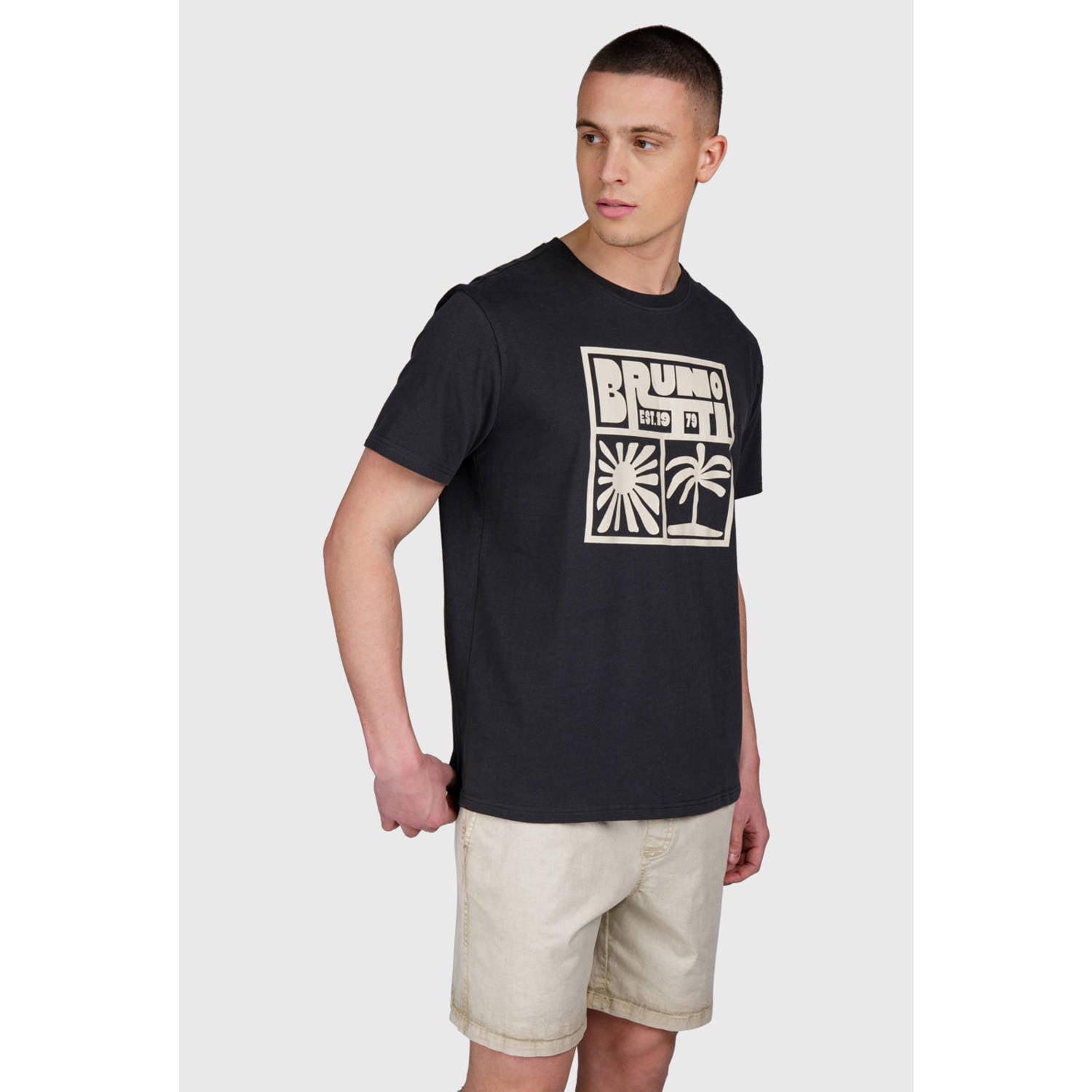 Brunotti outdoor T-shirt zwart