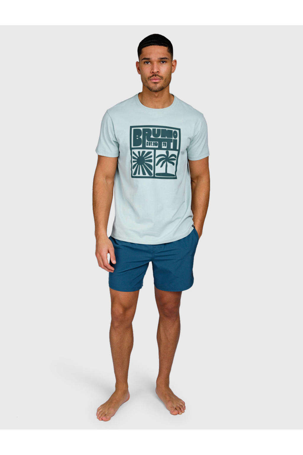 Brunotti T-shirt - lichtblauw