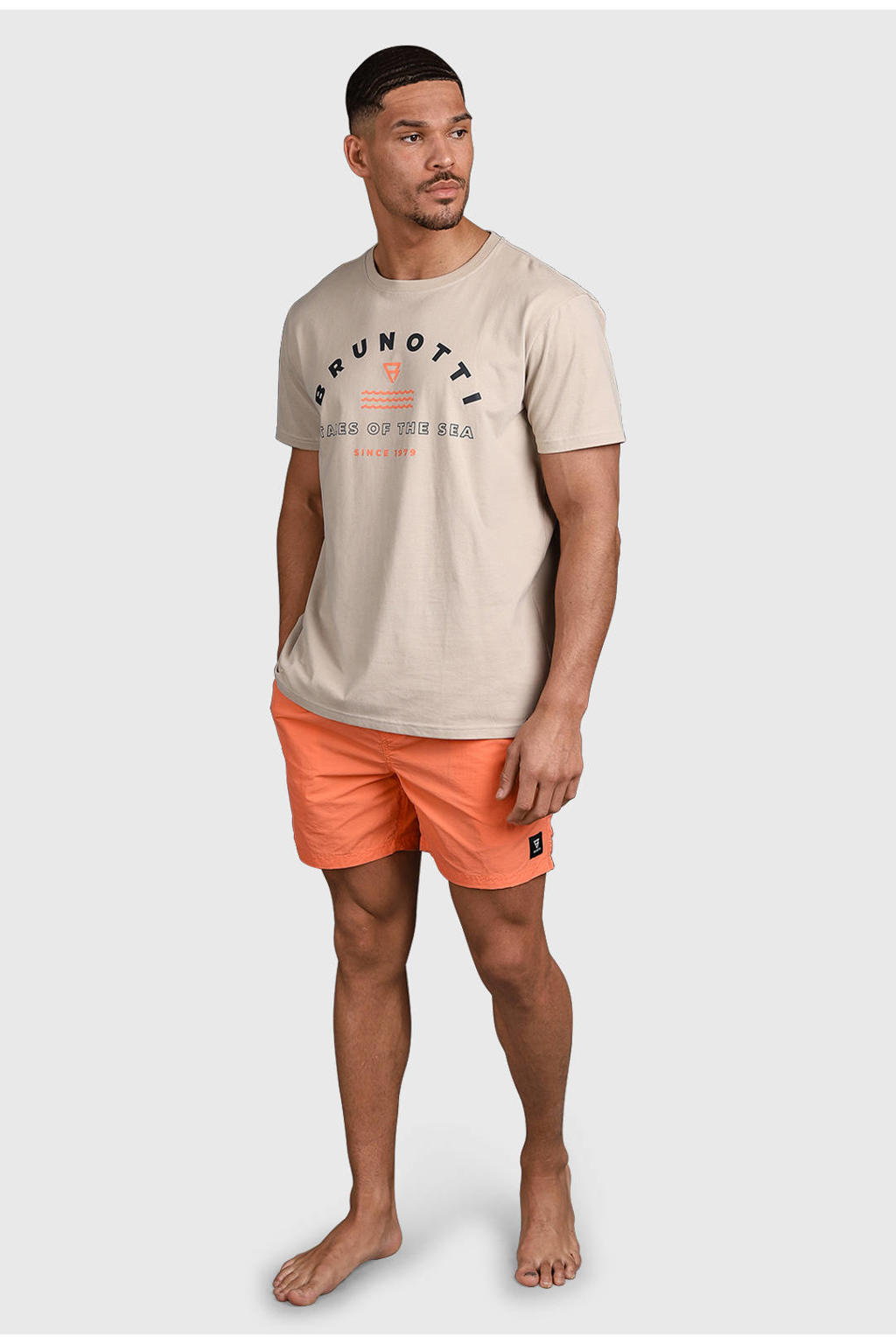 Brunotti outdoor T-shirt - lichtgrijs