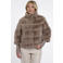 Rino & Pelle faux fur jas - bruin