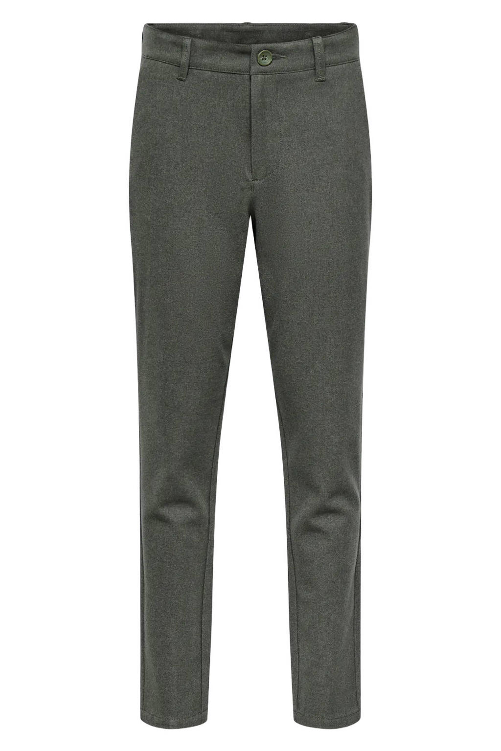 ONLY & SONS JUNIOR chino - grijsgroen