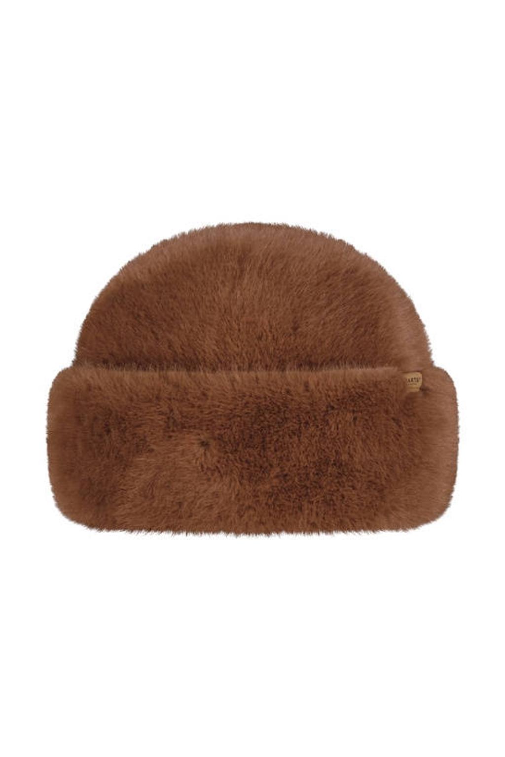 Barts muts van imitatiebont Cherrybush bruin