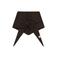 Barts triangle scarf Hannalore donkerbruin
