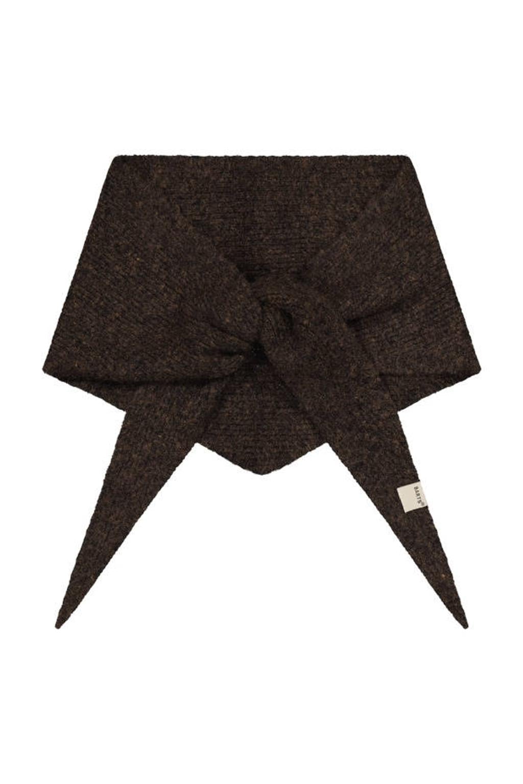 Barts triangle scarf Hannalore donkerbruin
