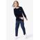Lacoste gebreide trui met wol - donkerblauw