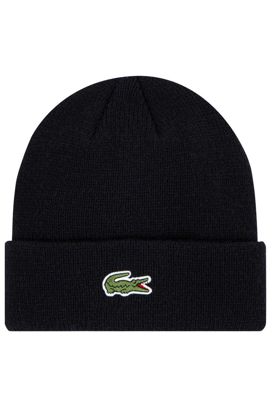 Lacoste muts met logo - zwart