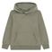 Lacoste fleece hoodie met logo - kaki
