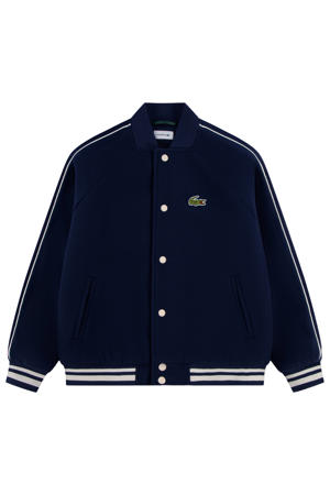 baseballjack met logo - donkerblauw