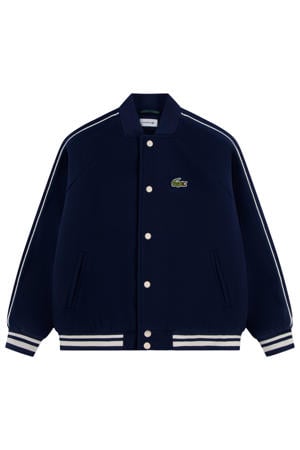baseballjack met logo - donkerblauw