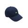 Lacoste katoenen pet met logo - donkerblauw