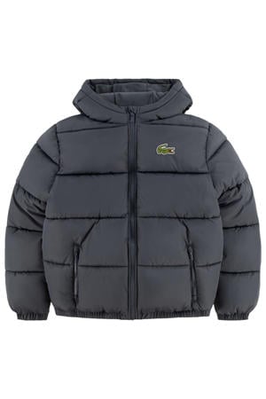 quilted gewatteerde jas - antraciet