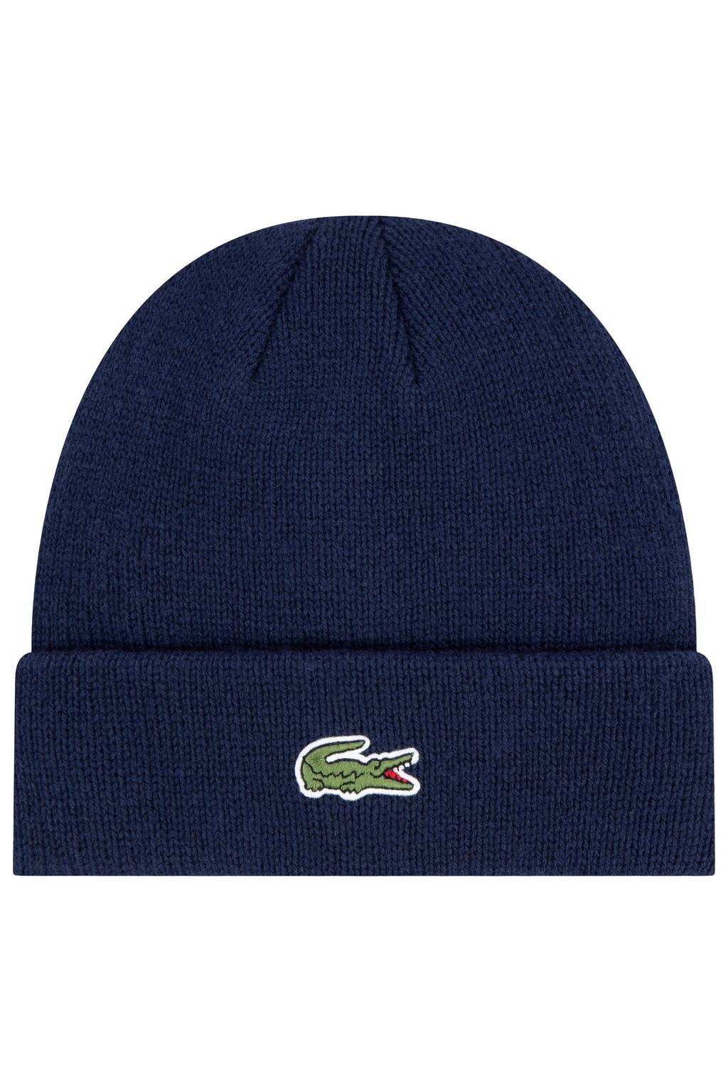 Lacoste muts met logo - donkerblauw