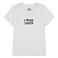 Levi's Kids jersey T-shirt met tekst - wit