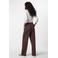 PIECES wide leg sweatpants - bruin
