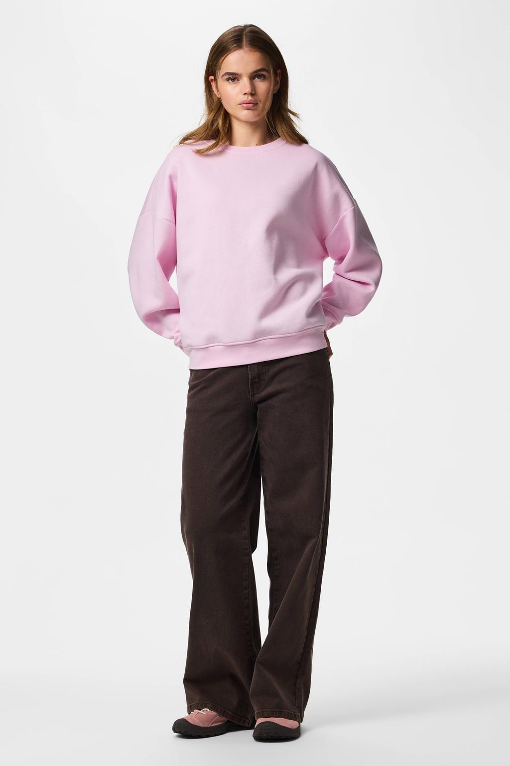 PIECES sweater - roze