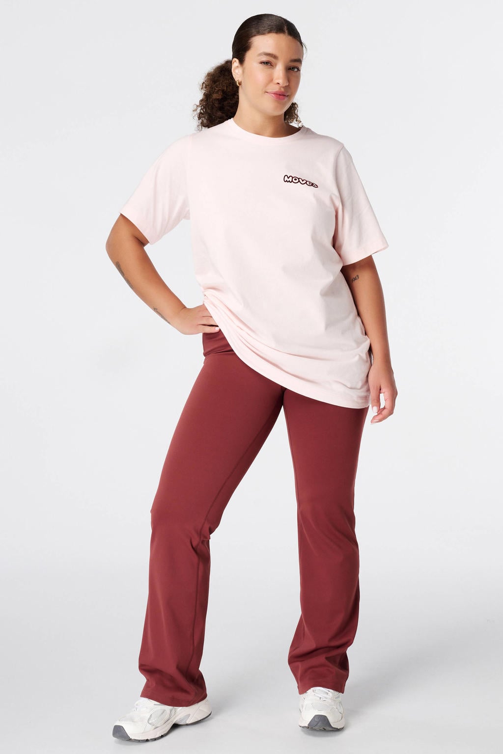 MS Mode sportshirt - lichtroze