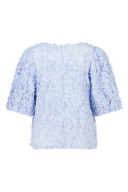 thumbnail: MS Mode semi-transparante blousetop Plus Size - lichtblauw