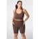 MS Mode Plus Size sporttop - donkerbruin