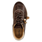 thumbnail: Sacha leren sneakers met dierenprint - bruin