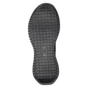 thumbnail: Skechers Work Hands Free Slip-In leren sneakers met logo - zwart