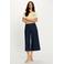 Morgan cropped jeans - donkerblauw