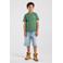 America Today T-shirt met backprint - groen