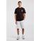 America Today regular fit T-shirt met backprint - bruin