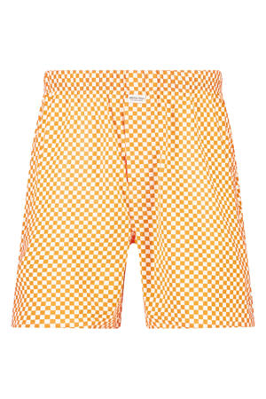 WK boxershort met print - oranje/geel