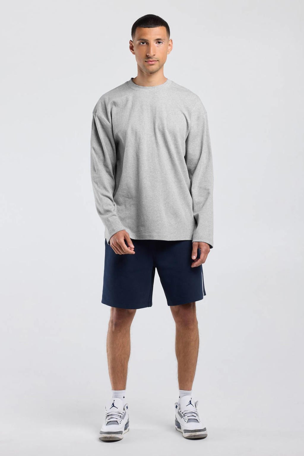 America Today oversized longsleeve - grijs