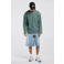 America Today oversized gestreepte longsleeve - wit/groen