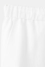 thumbnail: Mango wide leg broek met linnen - wit