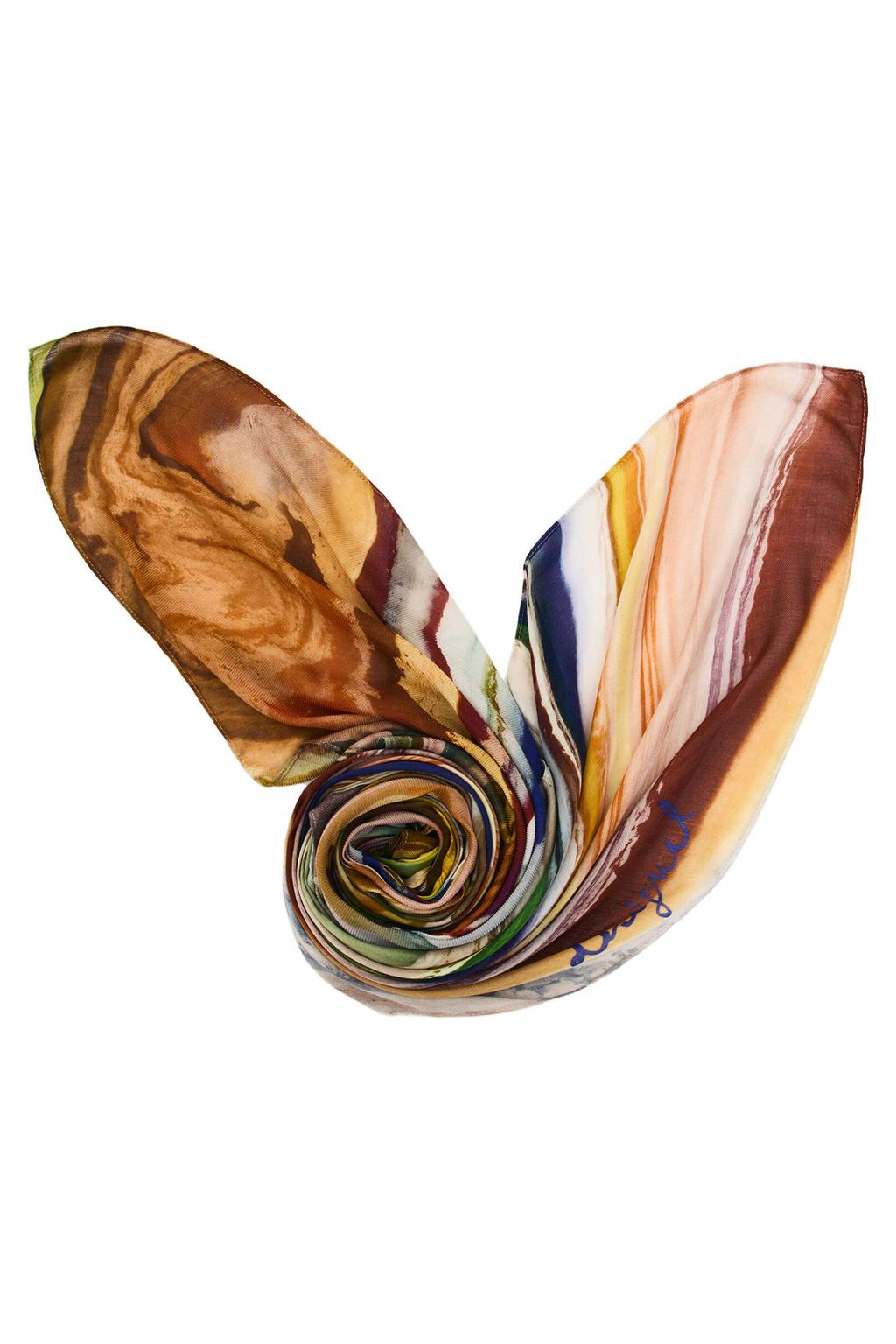 Desigual sjaal met print multi