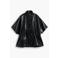 Desigual imitatieleren gilet - zwart