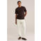 WE Fashion regular fit T-shirt - bruin