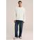 WE Fashion boxy longsleeve - ecru