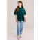 WE Fashion T-shirt met backprint - donkergroen