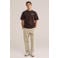 WE Fashion oversized T-shirt met backprint - brunor