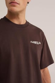 thumbnail: WE Fashion oversized T-shirt met backprint - brunor