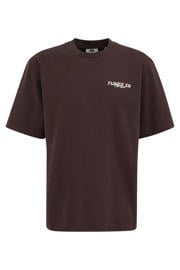 thumbnail: WE Fashion oversized T-shirt met backprint - brunor